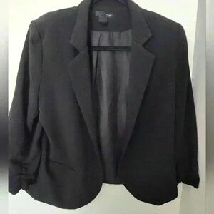 Aqua black blazer #85